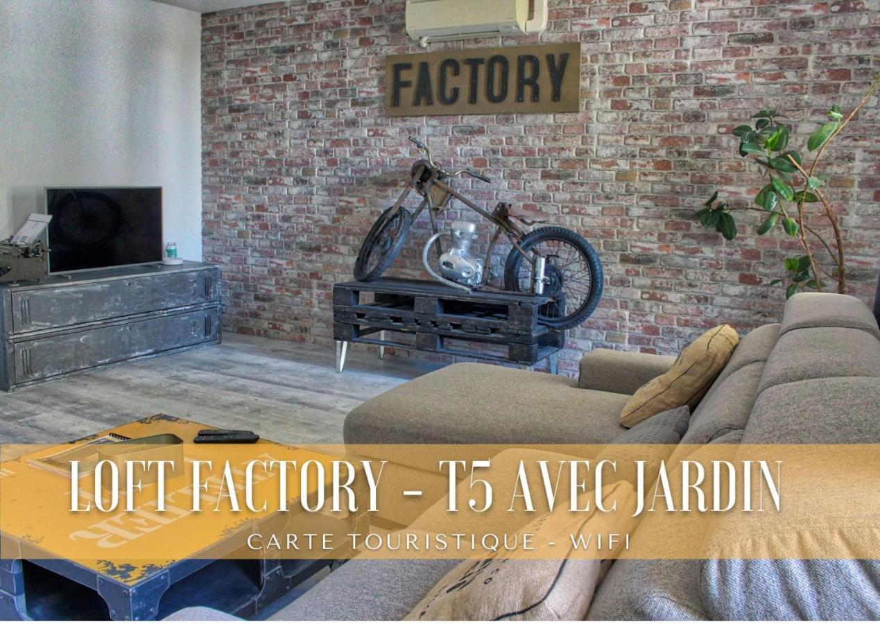 The Loft Factory 4 Chambres Vue Garonne + Jardin Lormont Dış mekan fotoğraf